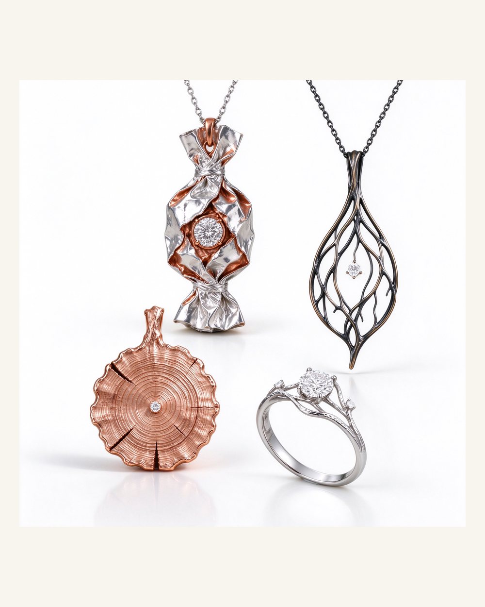 Pet cremation diamond jewelry and custom memorial keepsakes