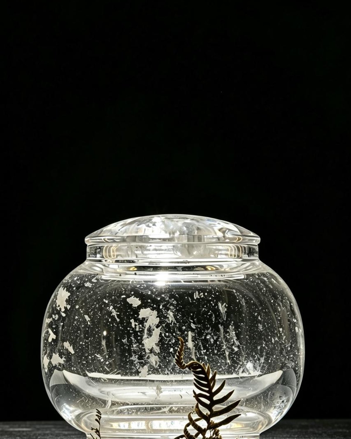 Crystal Memorial Keepsake - White