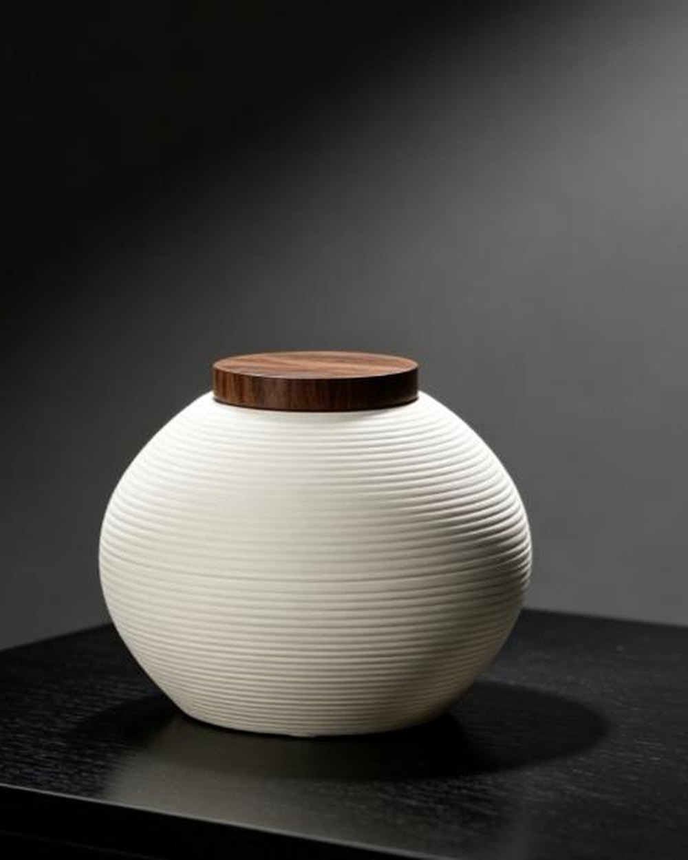 Brushed Ceramic Pet Urn
