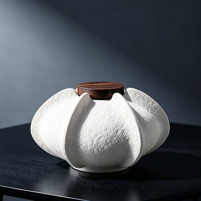 Starfruit-Shaped Ceramic Pet Urn - Small - Option 1