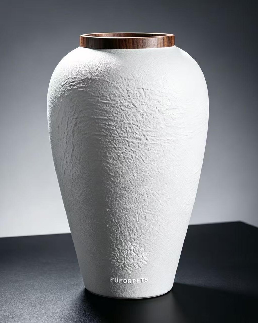 Textured Ceramic Pet Urn - Medium