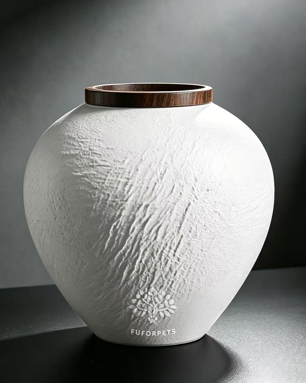 Textured Ceramic Pet Urn - Small