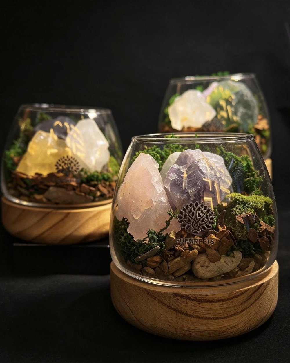 Mini Landscape Crystal Diffuser Stone