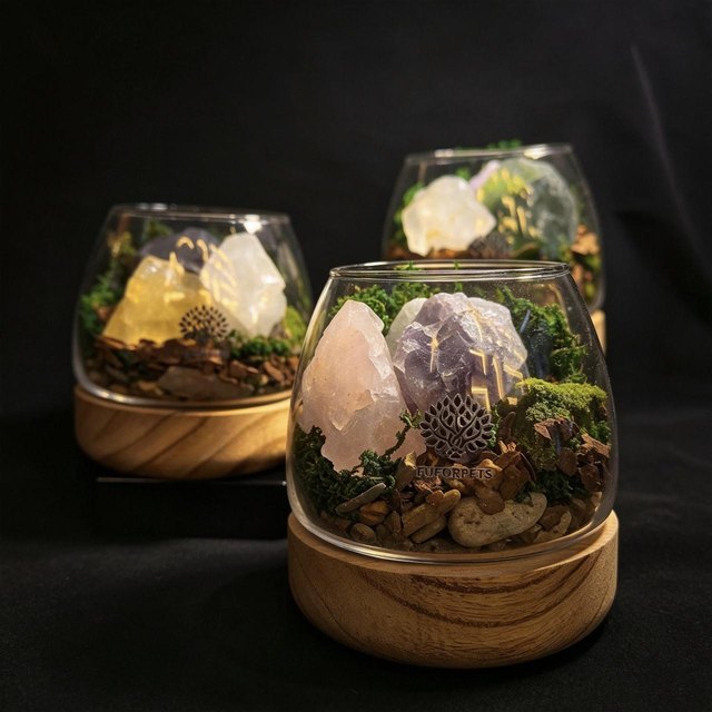 Mini Landscape Crystal Diffuser Stone - Option 1