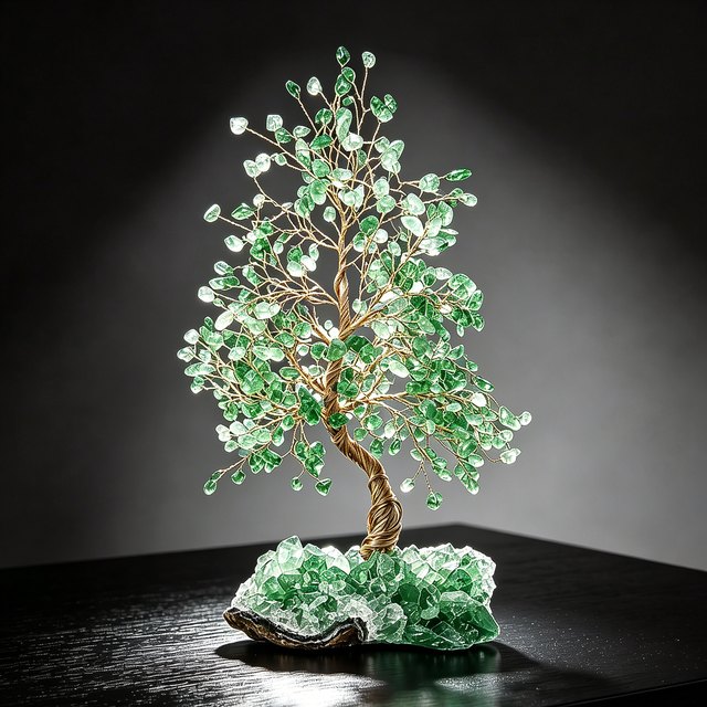 Crystal Memorial Tree - Green