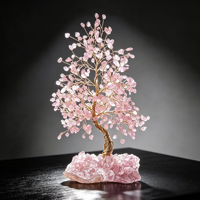 Crystal Memorial Tree - Pink