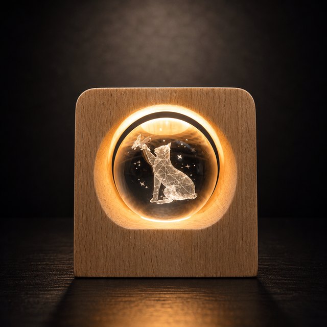 Crystal Memorial Sphere - Option 1