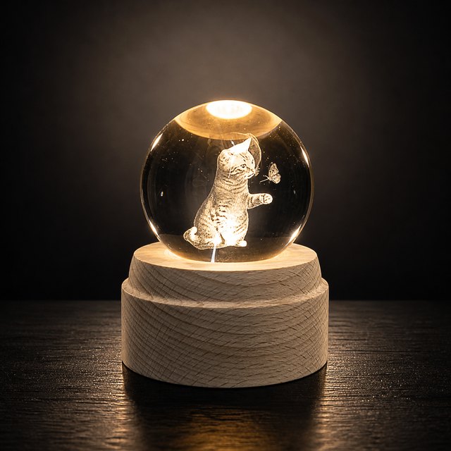 Crystal Memorial Sphere - Option 1