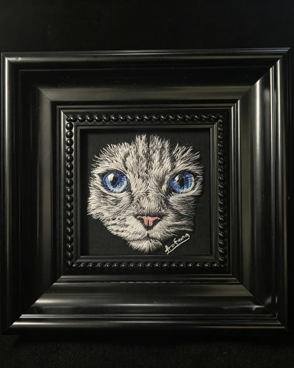 Pet Portrait Embroidery