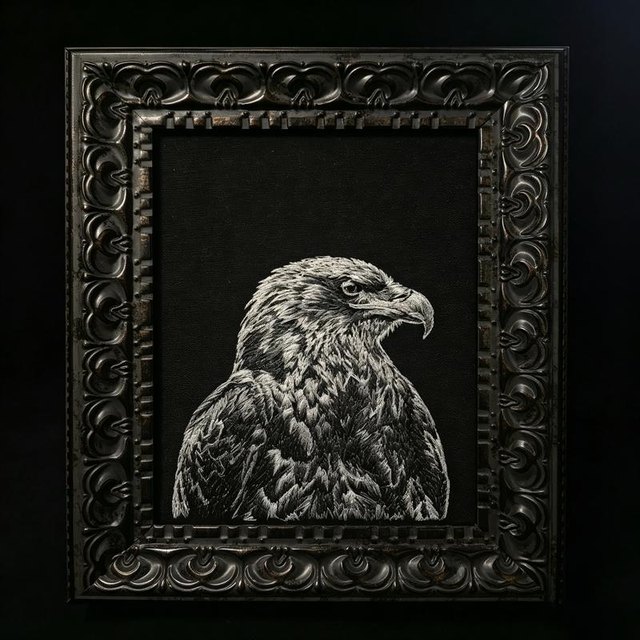 Pet Portrait Embroidery - Option 2