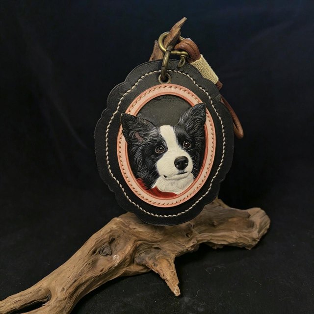 Leather Pet Portrait - Option 2