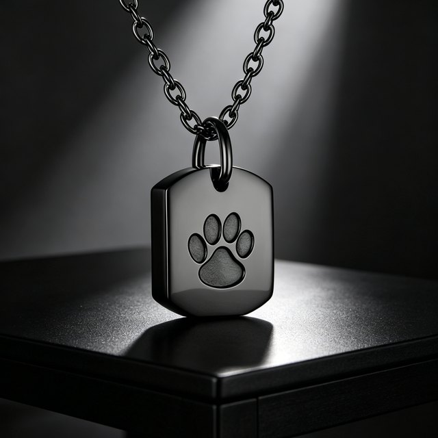 Pet Cremation Necklace - Option 2