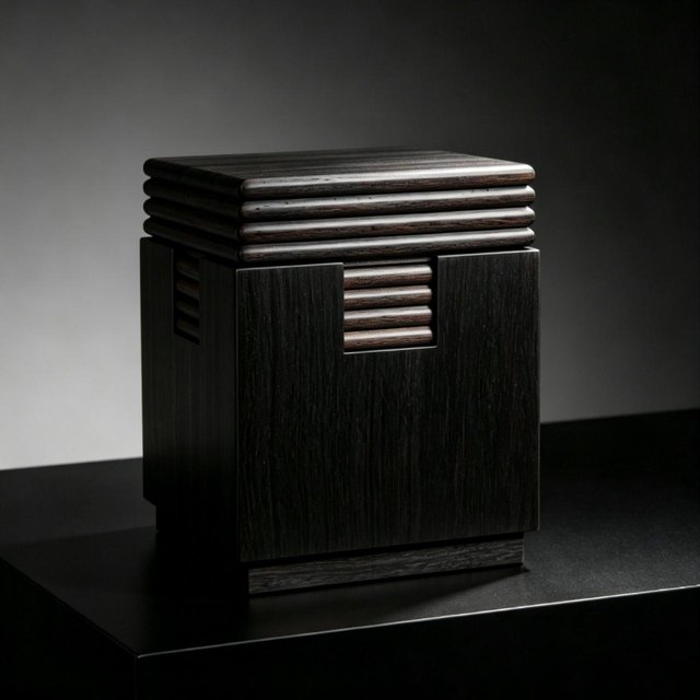 Dieyun Solid Wood Pet Ashes Box - Option 3