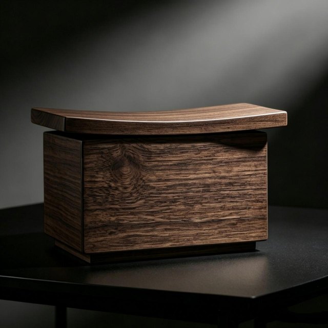 Huyun Solid Wood Pet Ashes Box - Option 2
