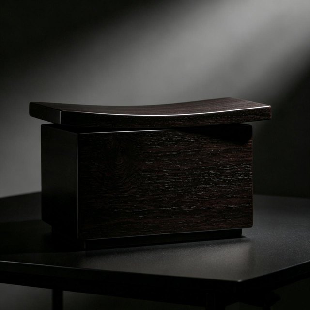 Huyun Solid Wood Pet Ashes Box - Option 3