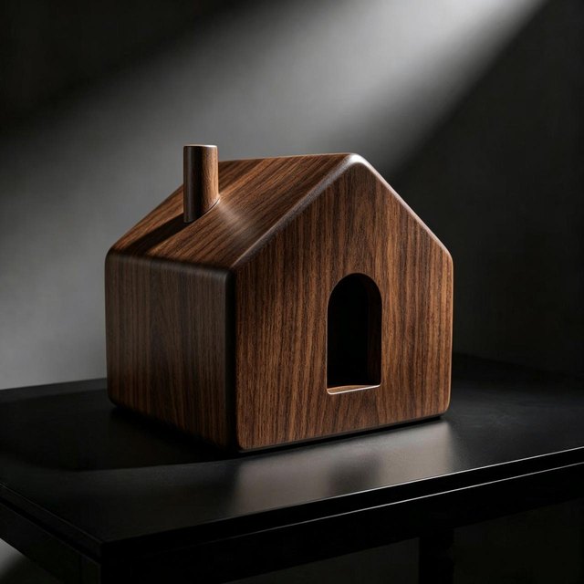 Guichao Solid Wood Pet Ashes Box - Option 3