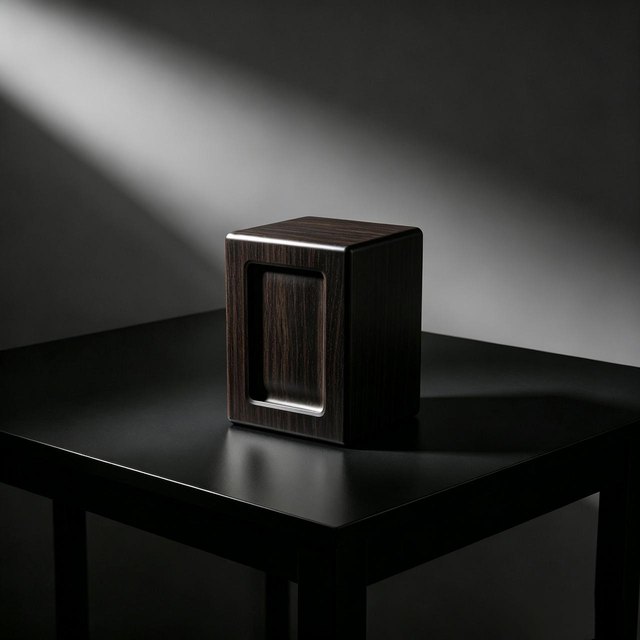 Nianying Solid Wood Pet Ashes Box - Option 2