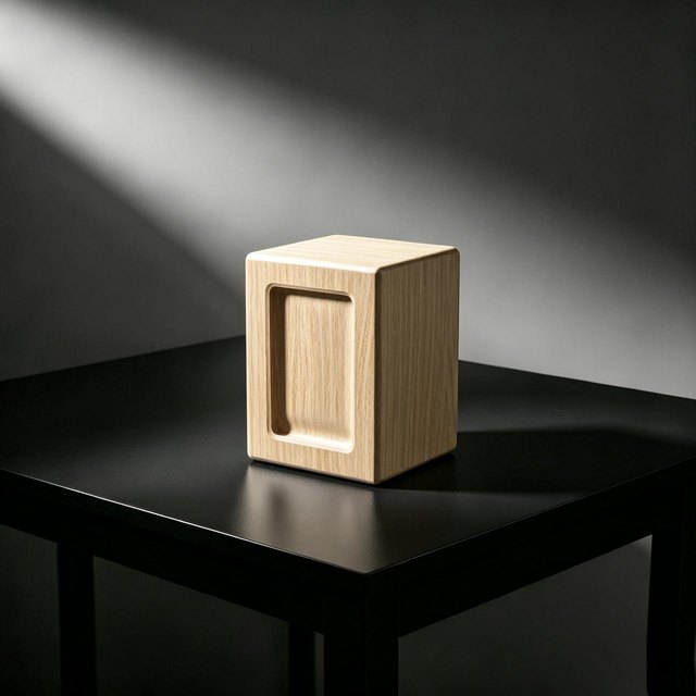 Nianying Solid Wood Pet Ashes Box - Option 3
