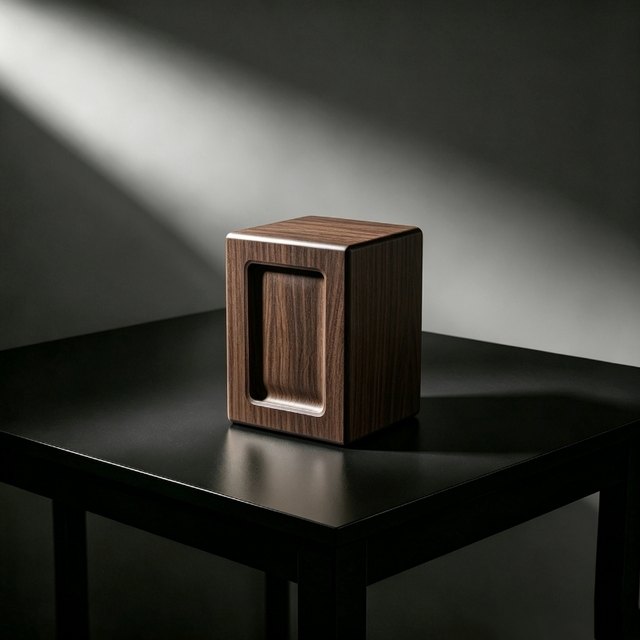 Nianying Solid Wood Pet Ashes Box - Option 4