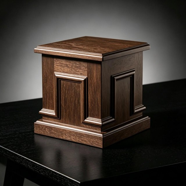Xuansong Solid Wood Pet Ashes Box - Option 2