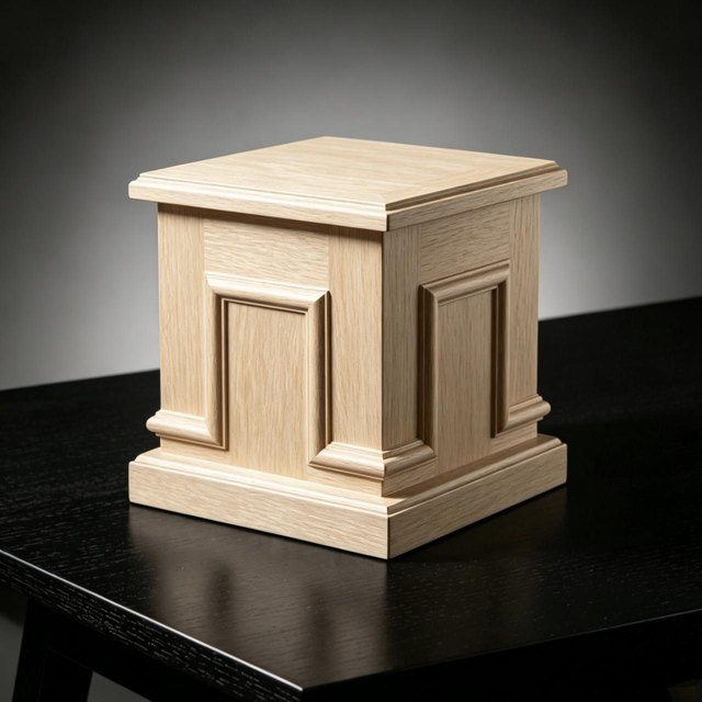 Xuansong Solid Wood Pet Ashes Box - Option 3