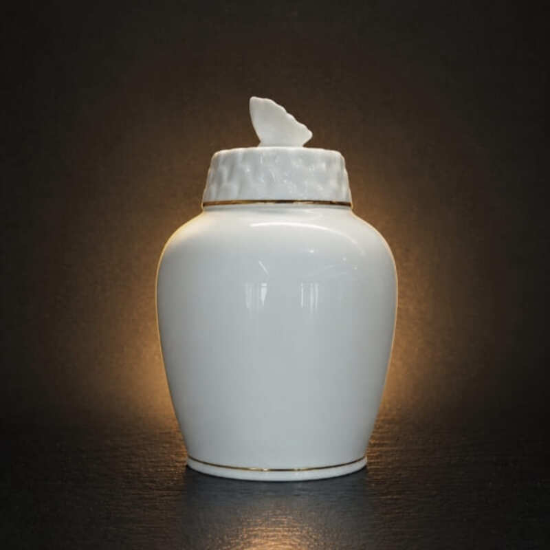 Butterfly Ceramic Pet Urn