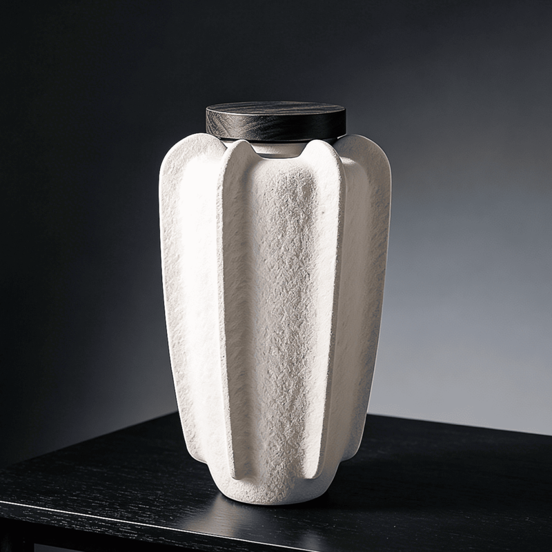 Starfruit-Shaped Ceramic Pet Urn （large）