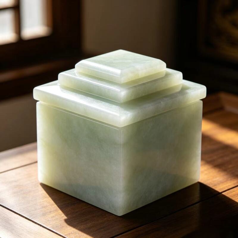 Layered Thoughts Jade Pet Urn