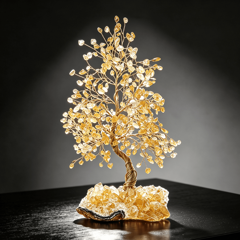 Citrine Crystal Tree