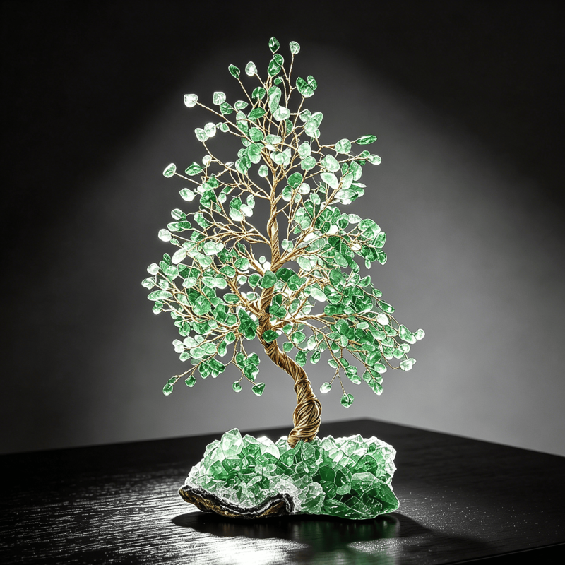Green Crystal Tree