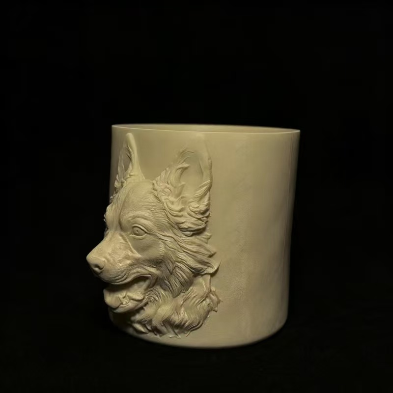 Loyal Companion — Sculpted Head Aromatherapy Candle Vessel